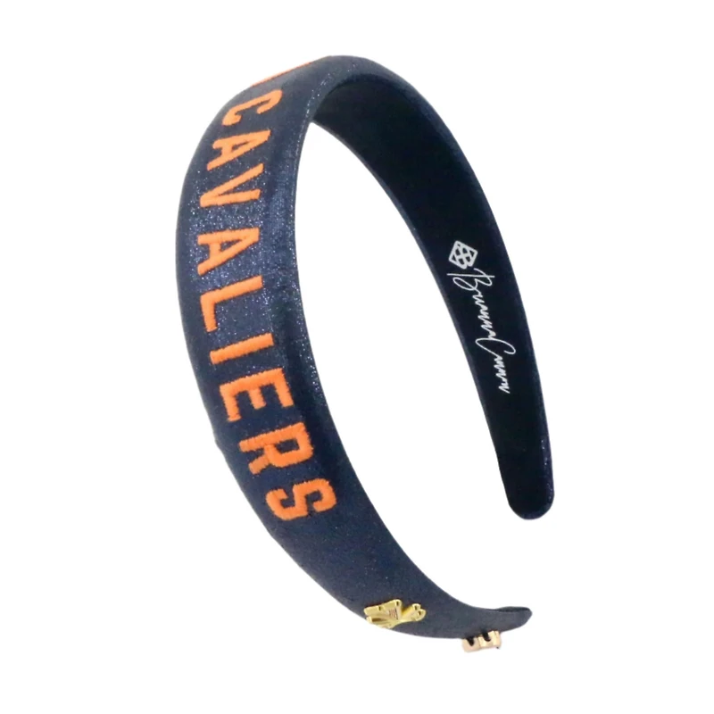 Brianna Cannon Virginia Cavaliers Thin Embroidered Headband