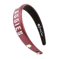 Brianna Cannon Texas A&M Aggies Thin Embroidered Headband