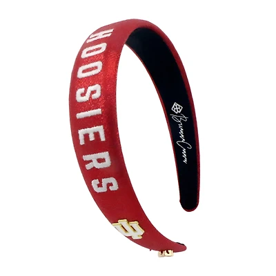 Brianna Cannon Indiana Hoosiers Thin Embroidered Headband
