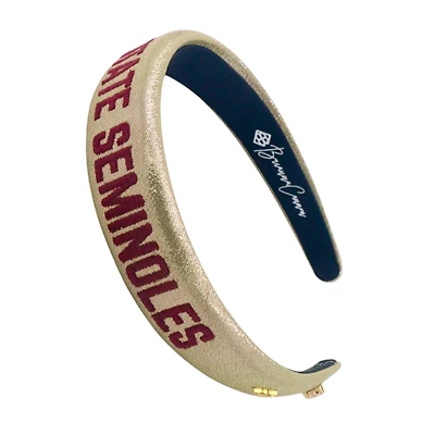 Brianna Cannon Florida State Seminoles Thin Embroidered Headband