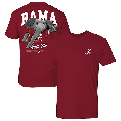 Men's Crimson Alabama Crimson Tide Rally Mascot T-Shirt
