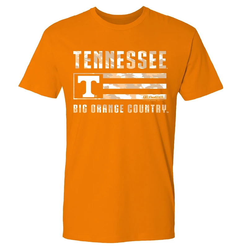 Men's Tennessee Orange Tennessee Volunteers Banner Flag T-Shirt