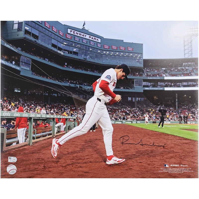 Roman Anthony Boston Red Sox Autographed 16" x 20" MLB Debut Photograph