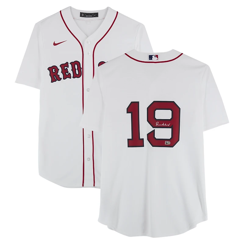 Roman Anthony Boston Red Sox Autographed White Nike Replica Jersey