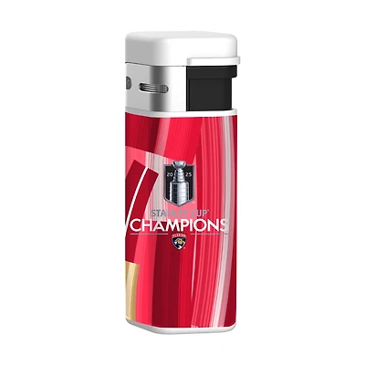 Florida Panthers 2025 Stanley Cup Champions Palió Treo Triple Jet Cigar Lighter - Art by Charlie Turano III