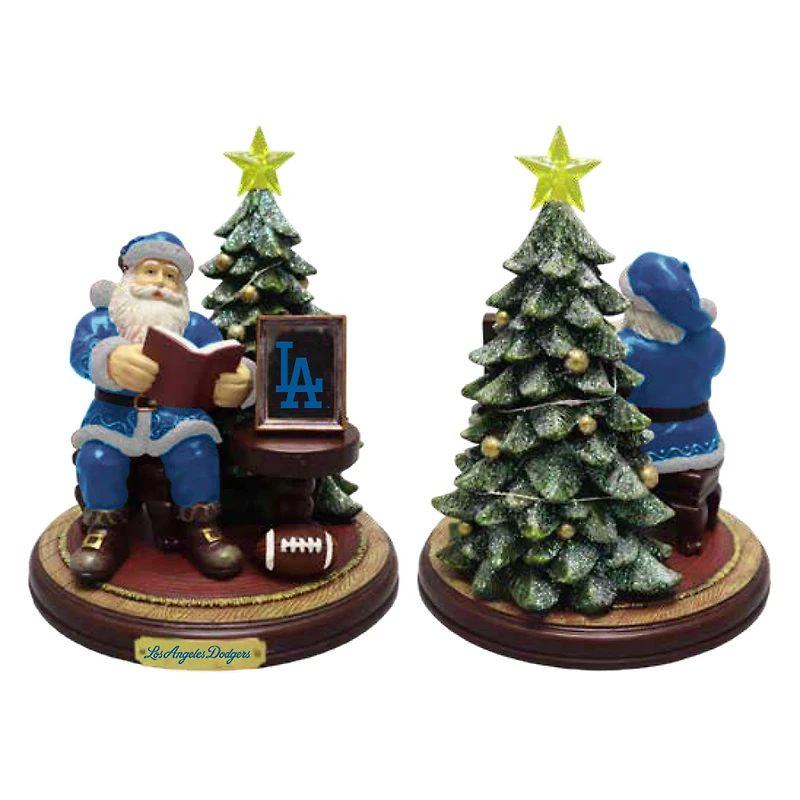 The Memory Company Los Angeles Dodgers Christmas Story Santa Figurine