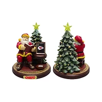 The Memory Company Kansas City Chiefs Christmas Story Santa Figurine