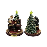 The Memory Company New Orleans Saints Christmas Story Santa Figurine