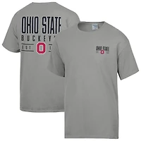 Men's ComfortWash  Gray Ohio State Buckeyes Big Name T-Shirt