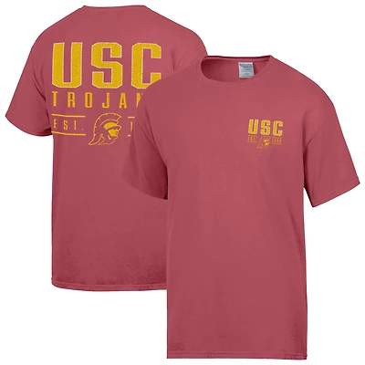 Men's ComfortWash  Cardinal USC Trojans Big Name T-Shirt