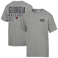 Men's ComfortWash  Gray Georgia Bulldogs Big Name T-Shirt
