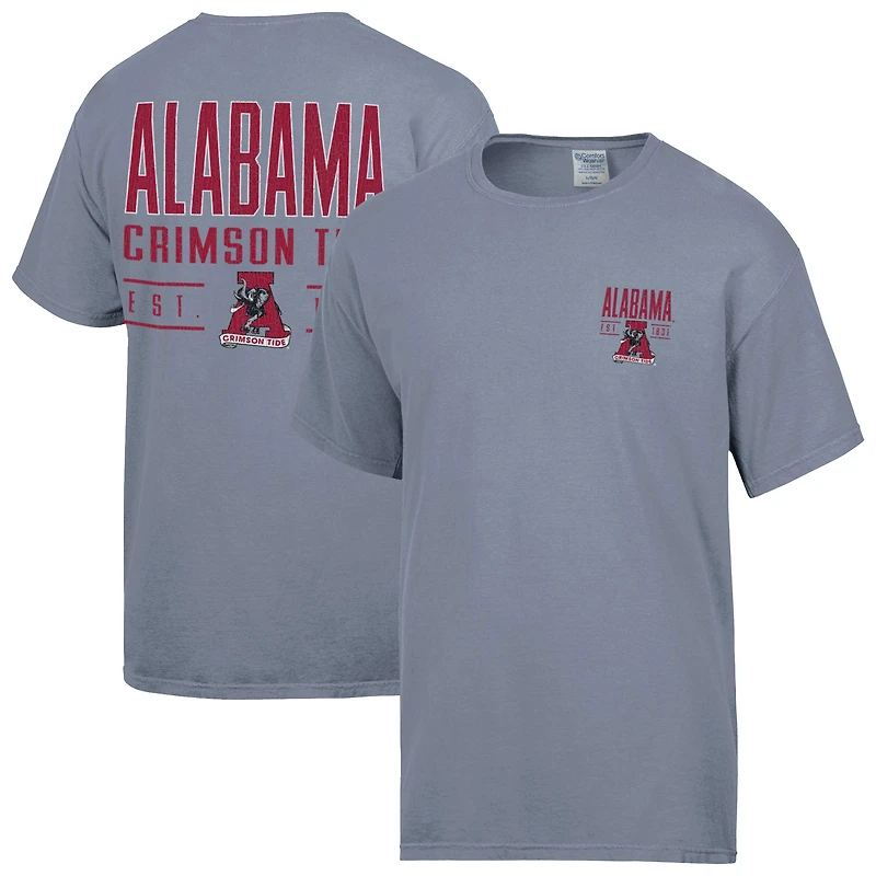 Men's ComfortWash  Gray Alabama Crimson Tide Big Name T-Shirt