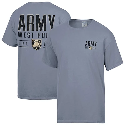 Men's ComfortWash  Gray Army Black Knights Big Name T-Shirt