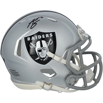 Ashton Jeanty Las Vegas Raiders Autographed Riddell Speed Mini Helmet
