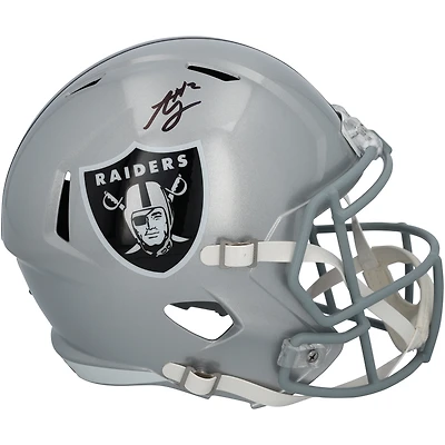 Ashton Jeanty Las Vegas Raiders Autographed Riddell Speed Replica Helmet