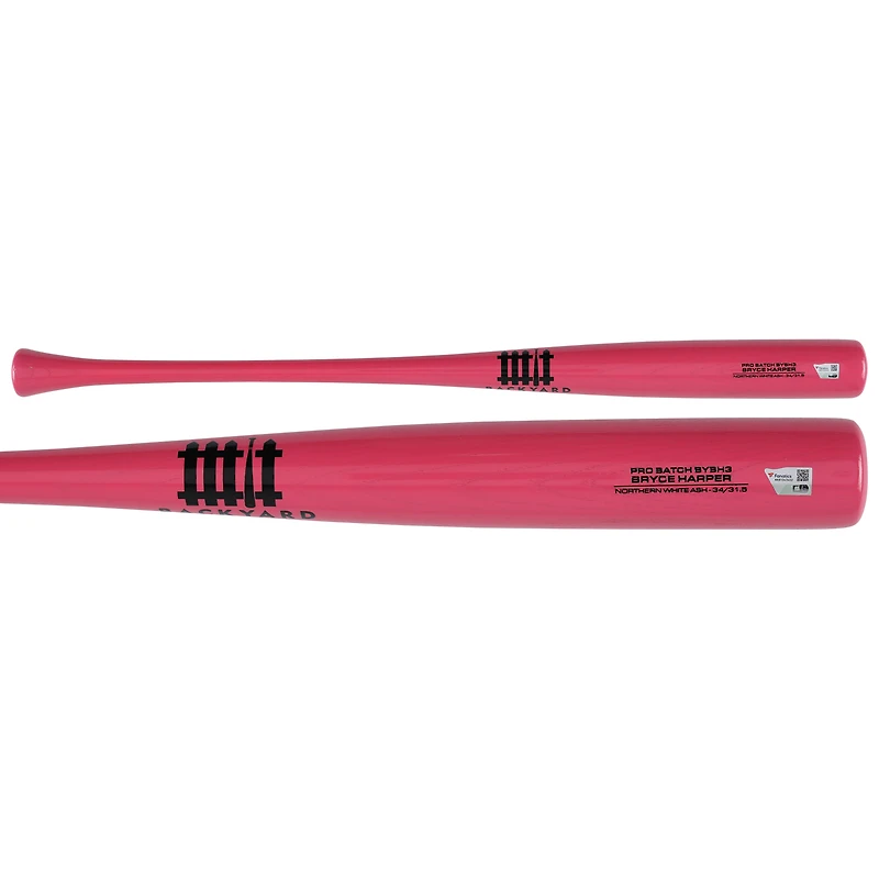 Bryce Harper Philadelphia Phillies Player-Issued Pink Backyard Bat from the 2025 MLB Season
