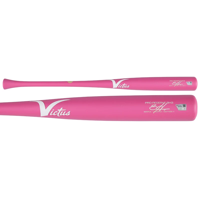 Bryce Harper Philadelphia Phillies Player-Issued Pink Victus Bat from the 2025 MLB Season