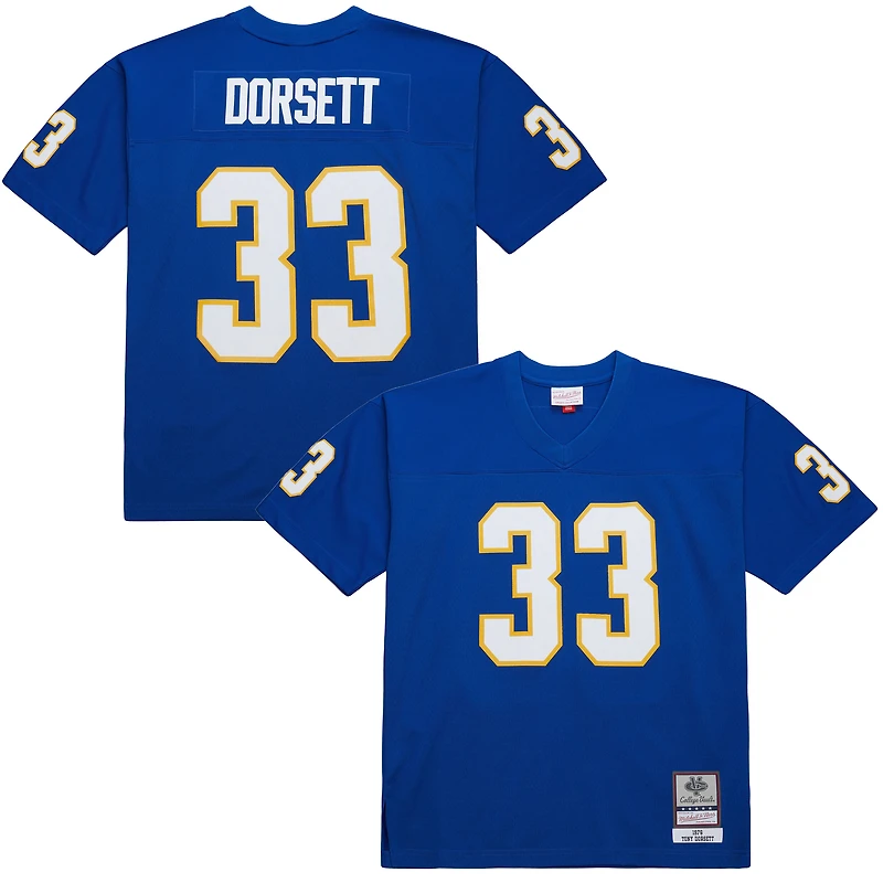 Men's Mitchell & Ness Tony Dorsett Royal Pitt Panthers 1976 College Vault Legacy Jersey