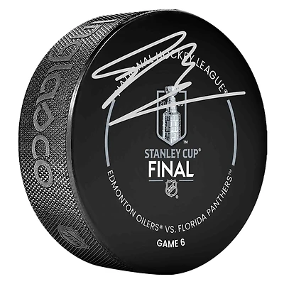 Sam Bennett Florida Panthers Autographed  2025 Stanley Cup Official Game Puck
