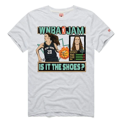 Unisex Homage Sabrina Ionescu Ash New York Liberty WNBA Jam Tri-Blend T-Shirt