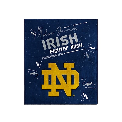 Notre Dame Fighting Irish 60" x 70" Plush Throw Blanket