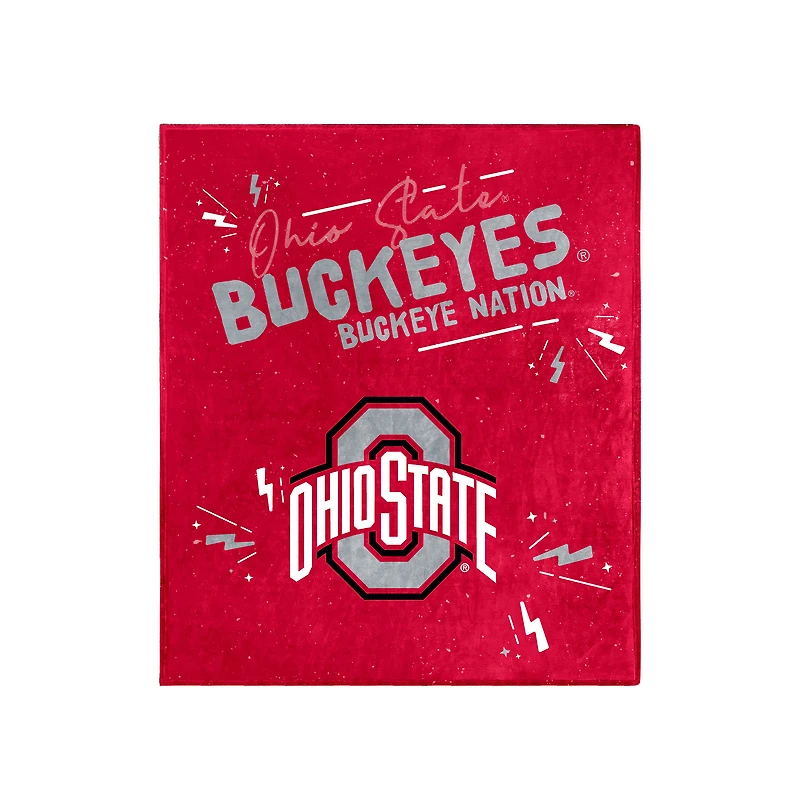 Ohio State Buckeyes 60" x 70" Plush Throw Blanket