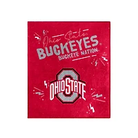 Ohio State Buckeyes 60" x 70" Plush Throw Blanket