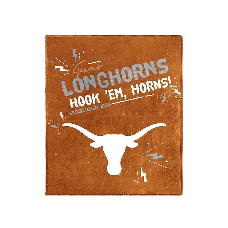 Texas Longhorns 60" x 70" Plush Throw Blanket