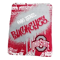 Logo Brands Ohio State Buckeyes 50" x 60" Classic Graffiti Fleece Throw Blanket