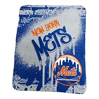 Logo Brands New York Mets 50" x 60" Classic Graffiti Fleece Throw Blanket