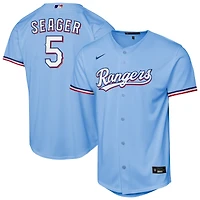 Youth Nike Corey Seager Light Blue Texas Rangers Alternate Replica Jersey