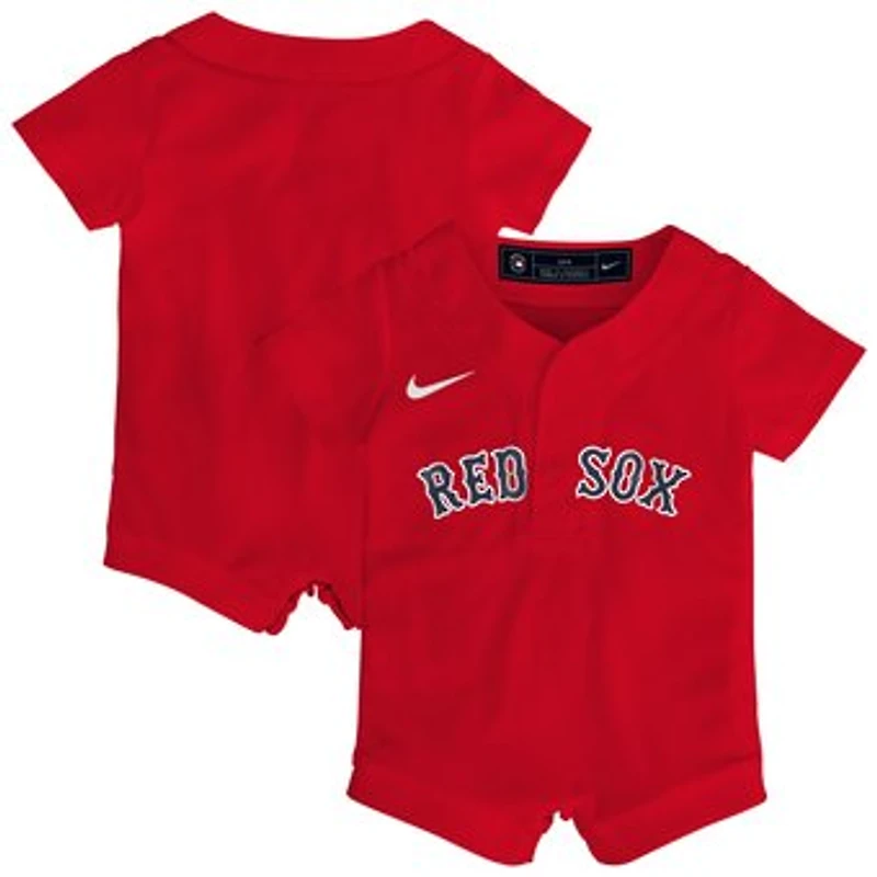 Infant Nike Red Boston Red Sox Alternate Replica Romper Jersey