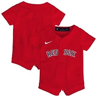 Infant Nike Red Boston Red Sox Alternate Replica Romper Jersey