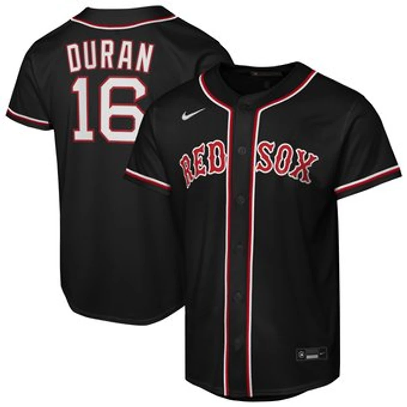 Youth Nike Jarren Duran Black Boston Red Sox Fashion Replica Player Jersey