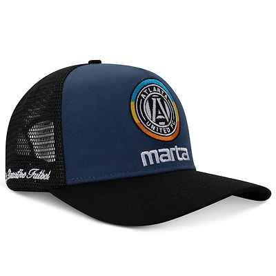 Unisex Live Breathe Futbol  Black Atlanta United FC x MARTA Trucker Adjustable Hat