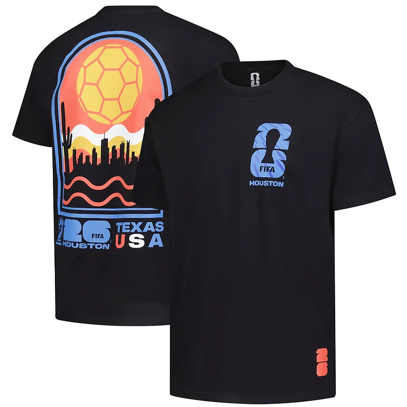 Men's Outerstuff  Black 2026 FIFA World Cup Houston Host City Local Oversized T-Shirt