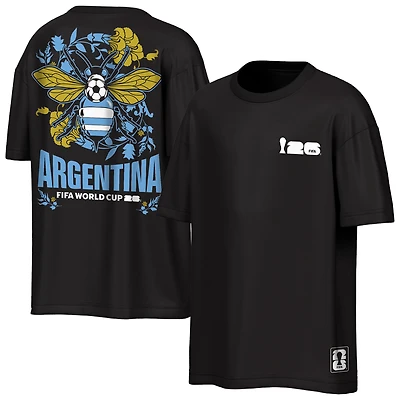 Men's Outerstuff Black FIFA World Cup 2026 Rally Oversized 2-Hit T-Shirt