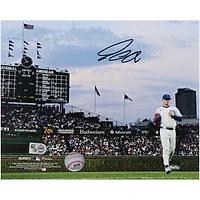 Pete Crow-Armstrong Chicago Cubs Autographed 8" x 10" Exiting Wrigley Outfield Photograph