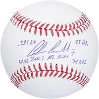 Corbin Carroll Arizona Diamondbacks Autographed Baseball with Multiple 2023 NL ROY Inscriptions - Limited Edition #1/10