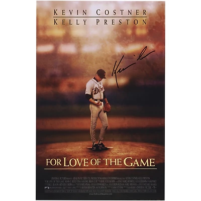Kevin Costner For Love Of The Game Autographed 11" x 17" Movie Poster