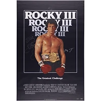 Sylvester Stallone & Mr. T Rocky III Autographed 24" x 36" Movie Poster
