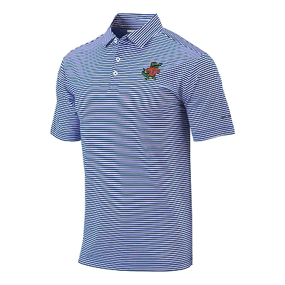 Men's Columbia Royal Florida Gators Vault Logo Club Invite Polo