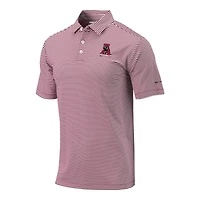 Men's Columbia Crimson Alabama Crimson Tide Vault Logo Club Invite Polo