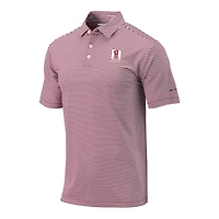 Men's Columbia Crimson Oklahoma Sooners Vault Logo Club Invite Polo