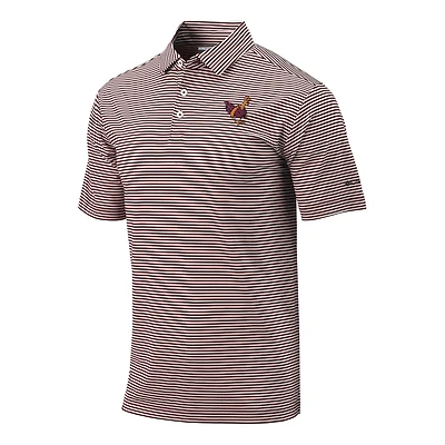 Men's Columbia Maroon Virginia Tech Hokies Vault Logo Club Invite Polo