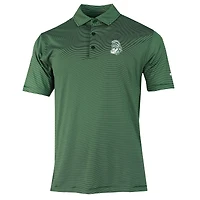 Men's Columbia Green Michigan State Spartans Vault Logo Double Hit Polo