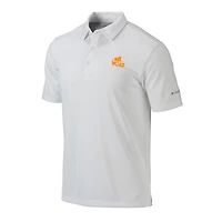 Men's Columbia White Tennessee Volunteers Vault Omni-Wick Drive Polo