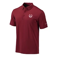 Men's Columbia Crimson Indiana Hoosiers Vault Omni-Wick Drive Polo