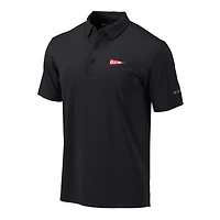 Men's Columbia Black Ole Miss Rebels Vault Omni-Wick Drive Polo