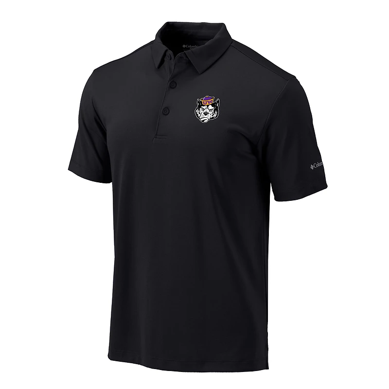 Men's Columbia Black Washington Huskies Vault Omni-Wick Drive Polo